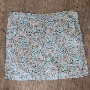 Floral Mini Skirt - Multicolor